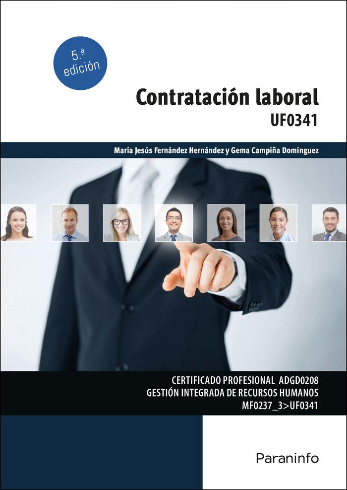 CONTRATACION LABORAL, de FERNANDEZ HERNANDEZ, MARIA JESUS | portada del libro
