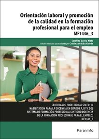 ORIENTACION LABORAL Y PROMOCION DE LA CALIDAD EN LA FORMACION PROFES, de VVAA | portada del libro