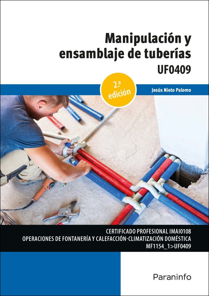 MANIPULACION Y ENSAMBLAJE DE TUBERIAS, de JESUS NIETO PALOMO | portada del libro