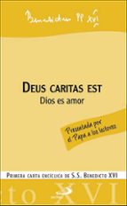 Deus caritas est - Dios es amor, de Benedicto XVI Joseph Ratzinger | portada del libro