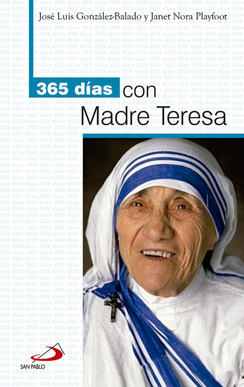 365 días con Madre Teresa, de González Balado, José Luis | portada del libro