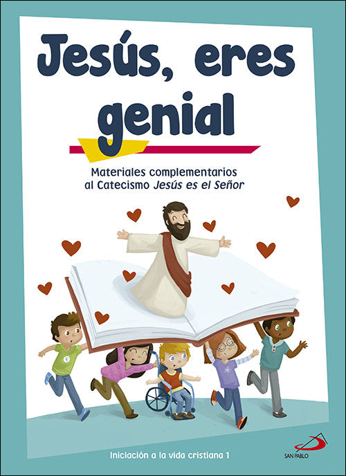 Jesús, eres genial (libro de actividades) Iniciación a la vida cristiana 1, de Cordero Morales | portada del libro