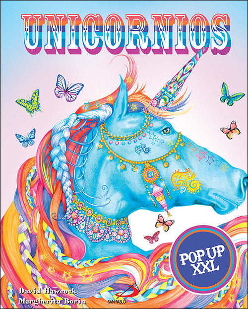 UNICORNIOS POP UP XXL, de HAWCOCK, DAVID | portada del libro