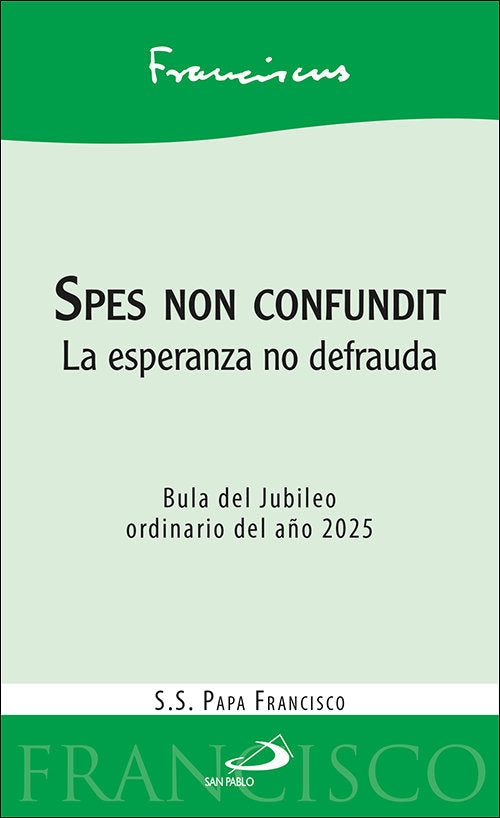 Spes non confundit, de FRANCISCO, PAPA | portada del libro