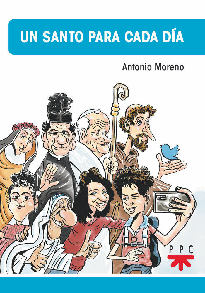 UN SANTO PARA CADA DIA, de ANTONIO MORENO RUIZ | portada del libro