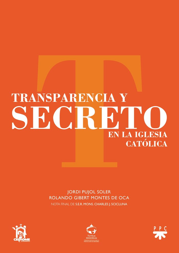 TRANSPARENCIA Y SECRETO EN LA IGLESIA CATOLICA, de PUJOL SOLER, JORDI | portada del libro