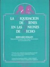 La liquidación de bienes en las uniones de hecho, de DEMAIN, BERNARD | portada del libro