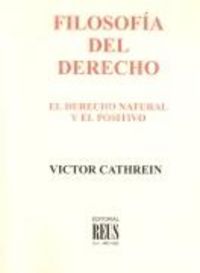 Filosofía del Derecho, de Cathrein, Victor | portada del libro