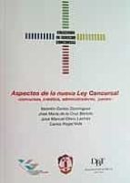 Aspectos de la nueva ley concursal, de Valentín Cortés Domínguez | portada del libro