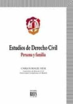Estudios de Derecho civil, de Carlos Rogel Vide | portada del libro