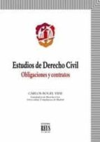 Estudios de Derecho civil, de Carlos Rogel Vide | portada del libro