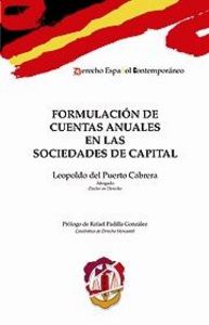 Formulación de cuentas anuales en las sociedades de capital, de del Puerto Cabrera, Leopoldo | portada del libro