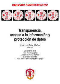 Transparencia, acceso a la información y protección de datos, de Duprat, Jean-Pierre | portada del libro