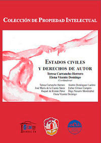 Estados civiles y derechos de autor, de Carrancho Herrero, María Teresa de Vico | portada del libro