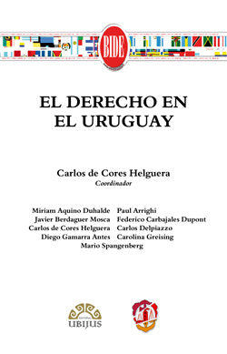 El Derecho en Uruguay, de Aquino Duhalde, Miriam | portada del libro