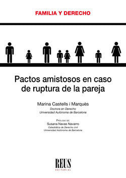 Pactos amistosos en caso de ruptura de la pareja, de Castells i Marquès, Marina | portada del libro