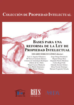 Bases para una reforma de la Ley de Propiedad Intelectual, de Anguita Villanueva, Luis Antonio | portada del libro