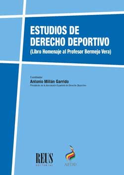 Estudios de Derecho deportivo, de Agirreazkuenaga Zigorraga, Iñaki | portada del libro