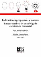 INDICACIONES GEOGRAFICAS Y MARCAS LUCES Y SOMBRAS DE UNA OB, de Ángel Martínez Gutiérrez | portada del libro