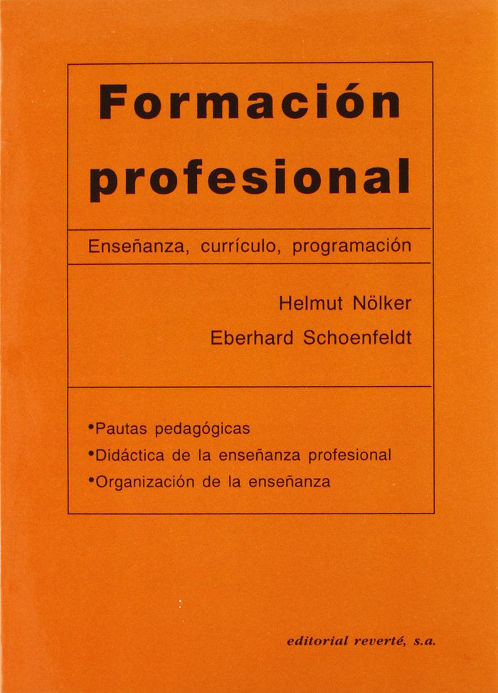 Formación profesional, de Nölker, H. | portada del libro