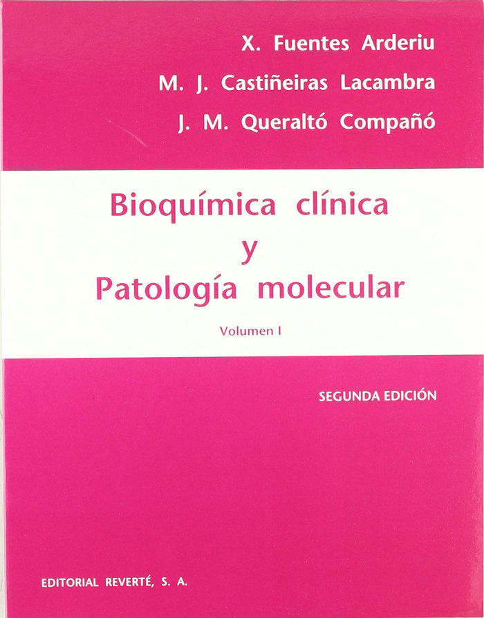 Bioquímica clínica y patología molecular. I, de Fuentes Arderiu, X. | portada del libro