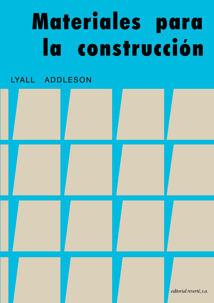Materiales para la construcción, de Addleson, L. | portada del libro