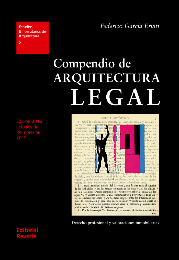 Compendio de arquitectura legal 3a. Edic. 2016 (EUA02), de García Erviti, Federico | portada del libro