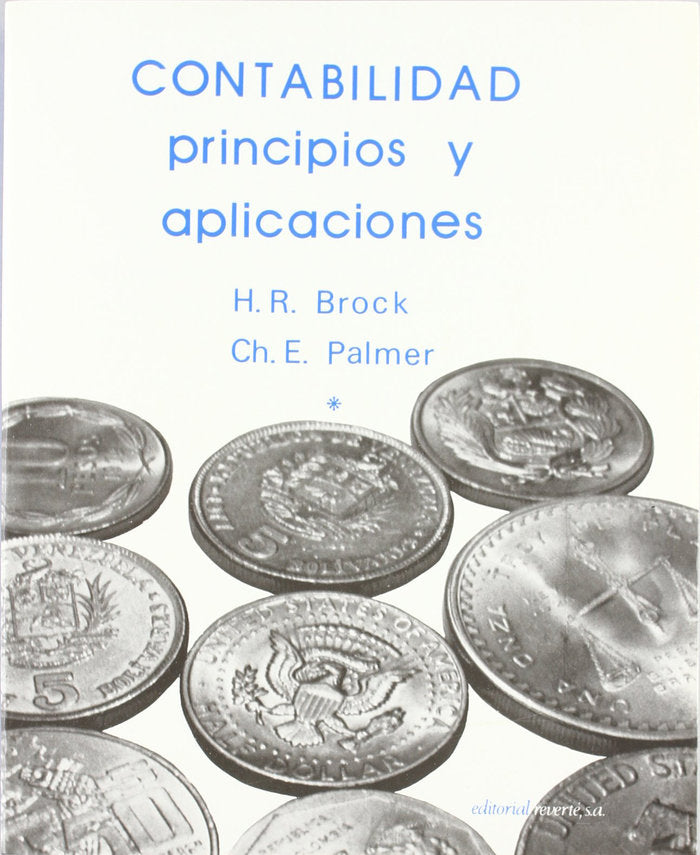 Contabilidad principios y aplicaciones, de Brock, H. R. | portada del libro