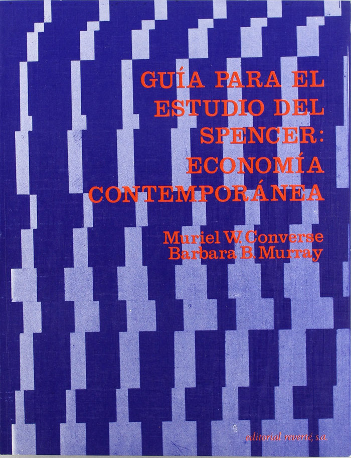 Guía para el estudio del spencer: economía contemporánea, de Converse, Murriel | portada del libro