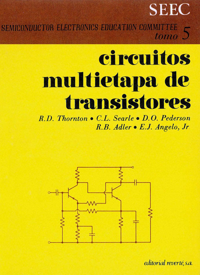 Circuitos multietapa de transistores Tomo V, de S.E.E.C. | portada del libro