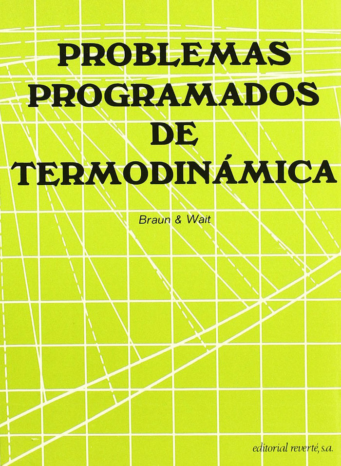 Problemas programados de termodinámica, de Braun, E. | portada del libro