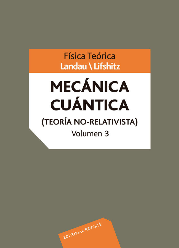 Mecánica cuántica no relativista. Vol. III, de Landau, L. D. | portada del libro