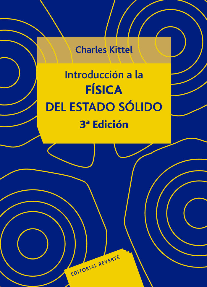 Introducción a la física del estado sólido 3a. ed., de Kittel, Charles | portada del libro