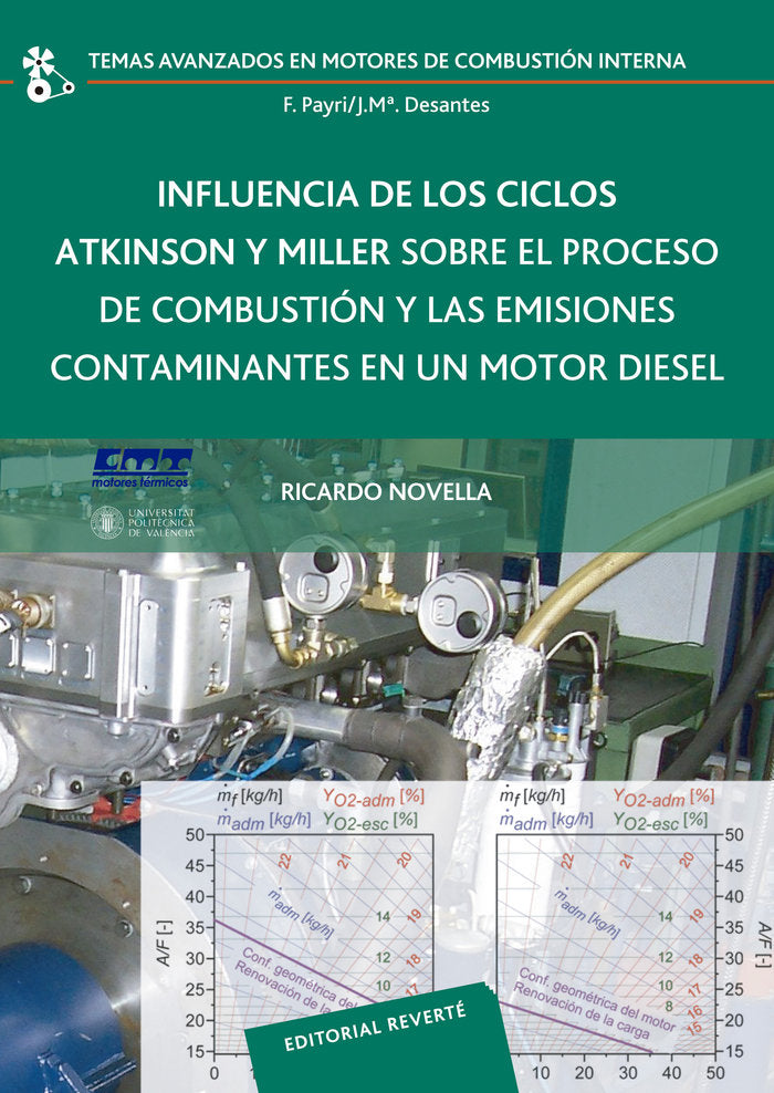 Influencia de los ciclos Atkinson y Miller sobre el proceso de combustión, de Novella, Ricardo | portada del libro