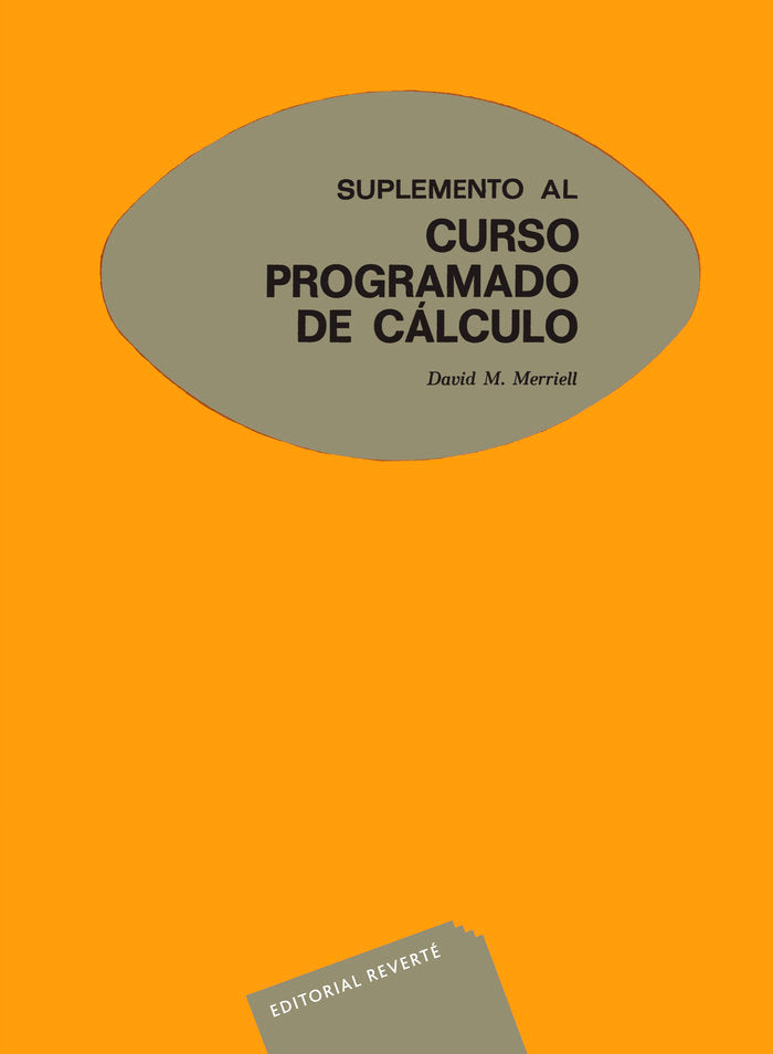 Curso Programado de cálculo. Suplemento Tomo 6, de C.E.M (Committe On Educational Media) | portada del libro