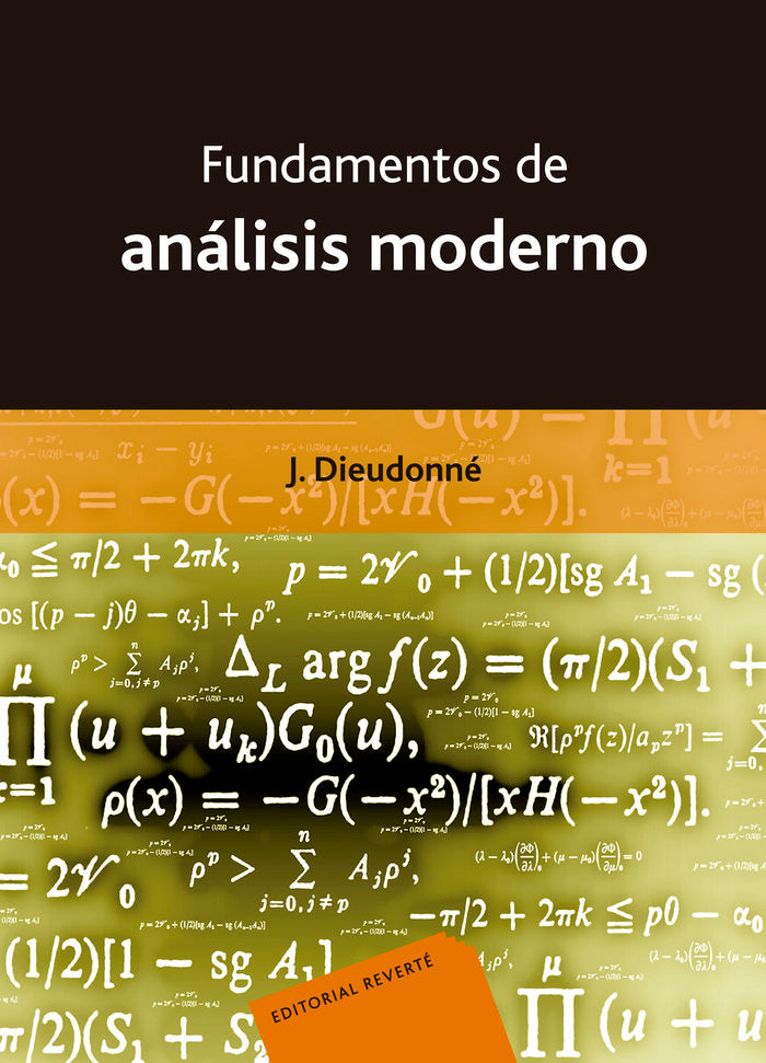 Elementos de analisis. I. Fundamentos de analisis moderno, de Dieudonné, Jean | portada del libro