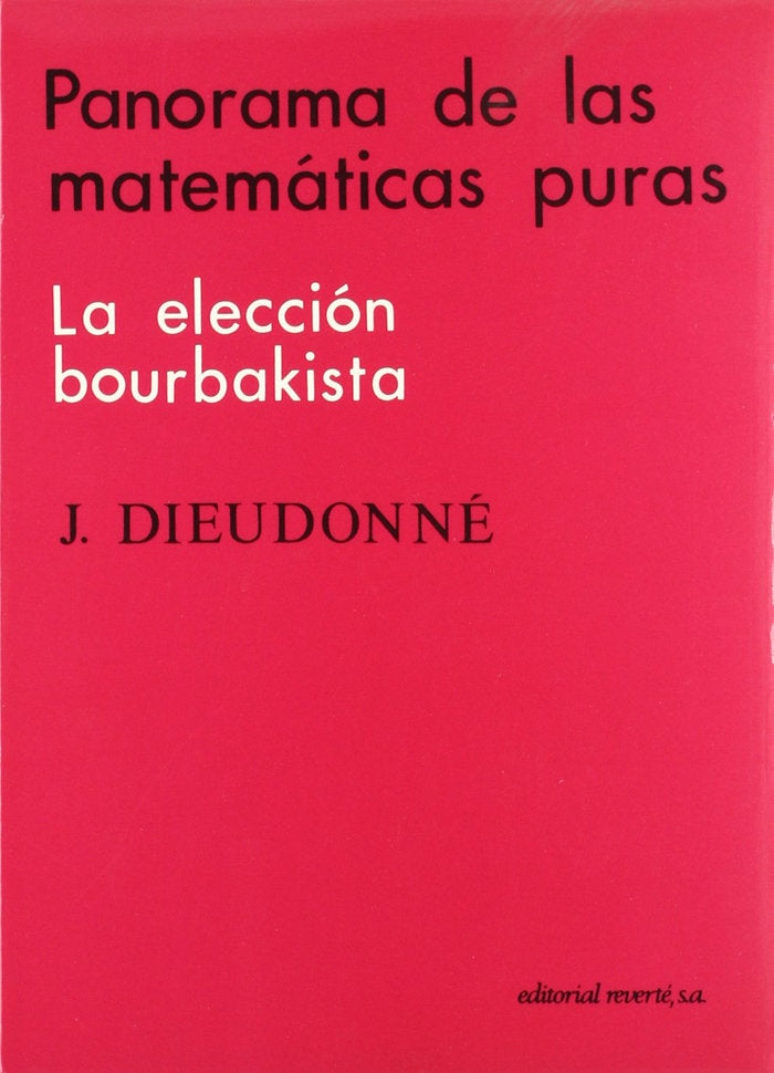 Panorama de matemáticas puras. V, de Dieudonné, Jean | portada del libro