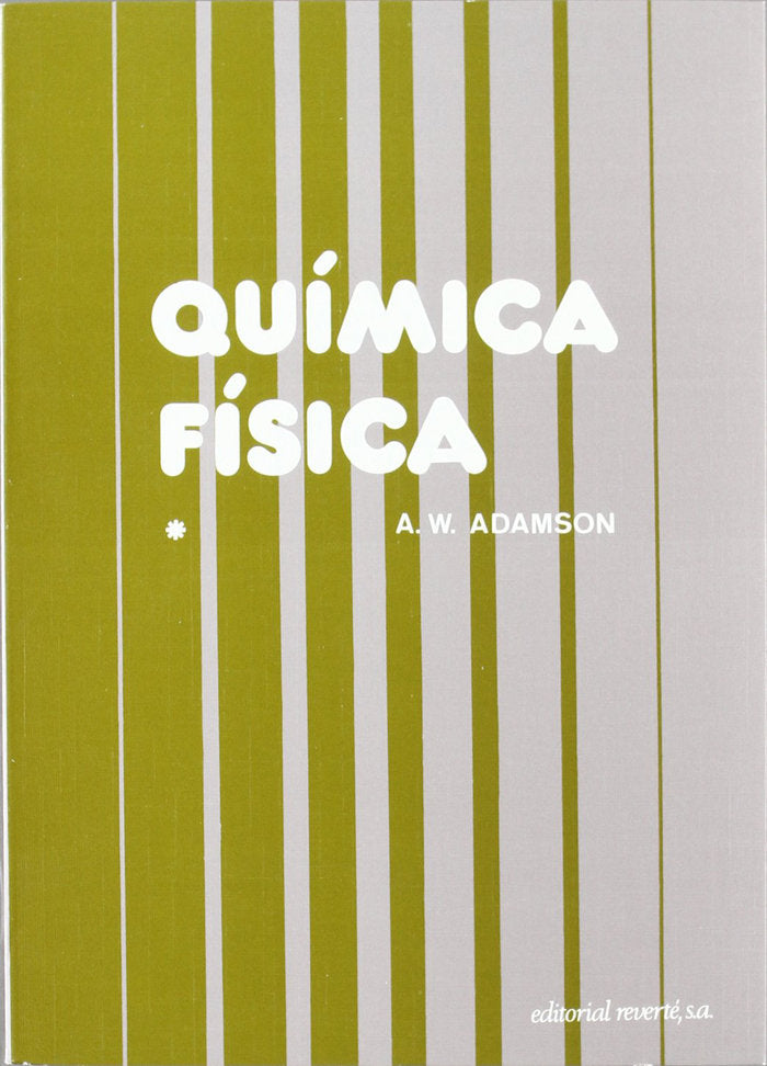 Química física (2 vols.), de Adamson, A. W. | portada del libro