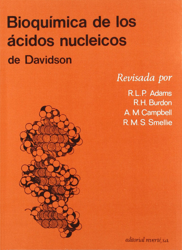 Bioquímica de los ácidos nucleicos de Davidson, de Adams, R. L. P. | portada del libro