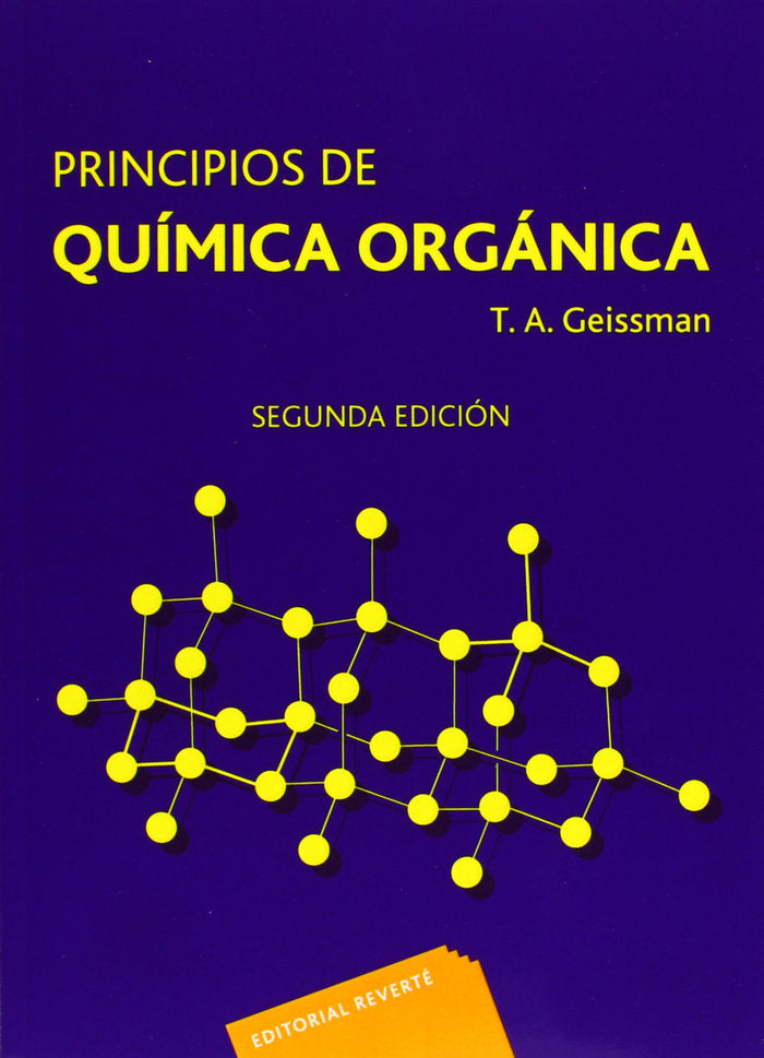 Principios de química orgánica, de Geissman, T. A. | portada del libro