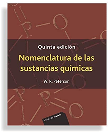 NOMENCLATURA DE LAS SUSTANCIAS QUIMICAS 5'ED, de PETERSON | portada del libro