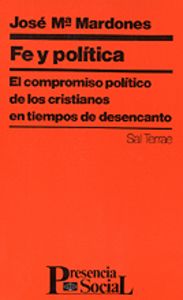 Fe y política, de Mardones, José María | portada del libro