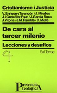 075 - De cara al tercer milenio. Lecciones y desaf¡os, de CRISTIANISME I JUSTICIA | portada del libro