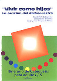 Vivir como hijos, de Verona, Secretariado Catequístico de | portada del libro