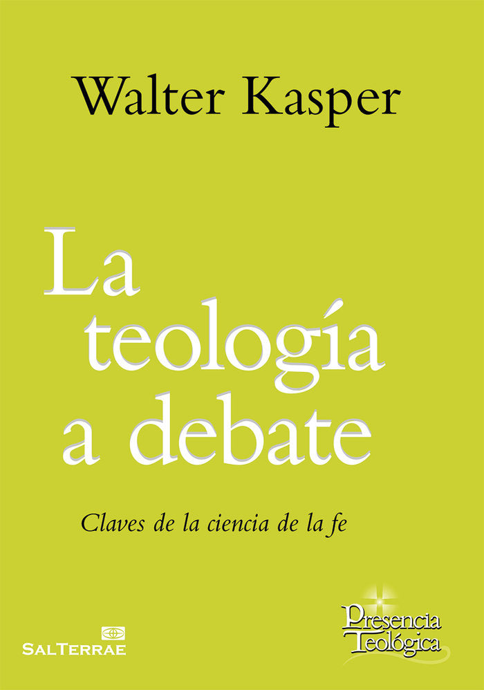 La teología a debate, de Kasper, Walter | portada del libro