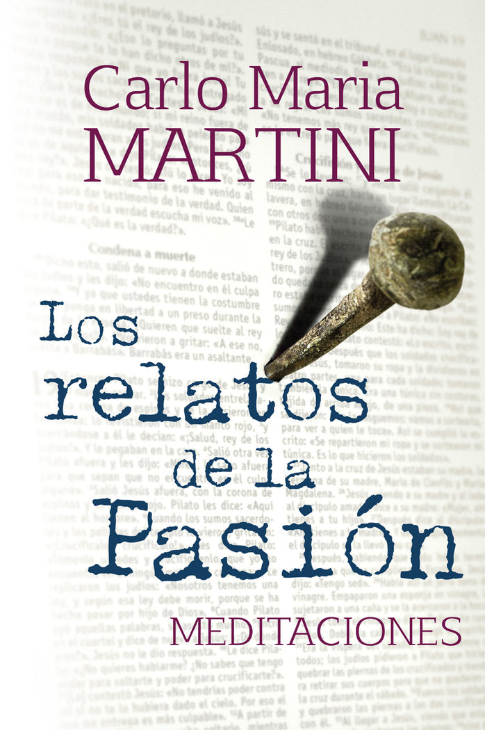 Los relatos de la Pasióm, de Martini, Carlo Maria | portada del libro