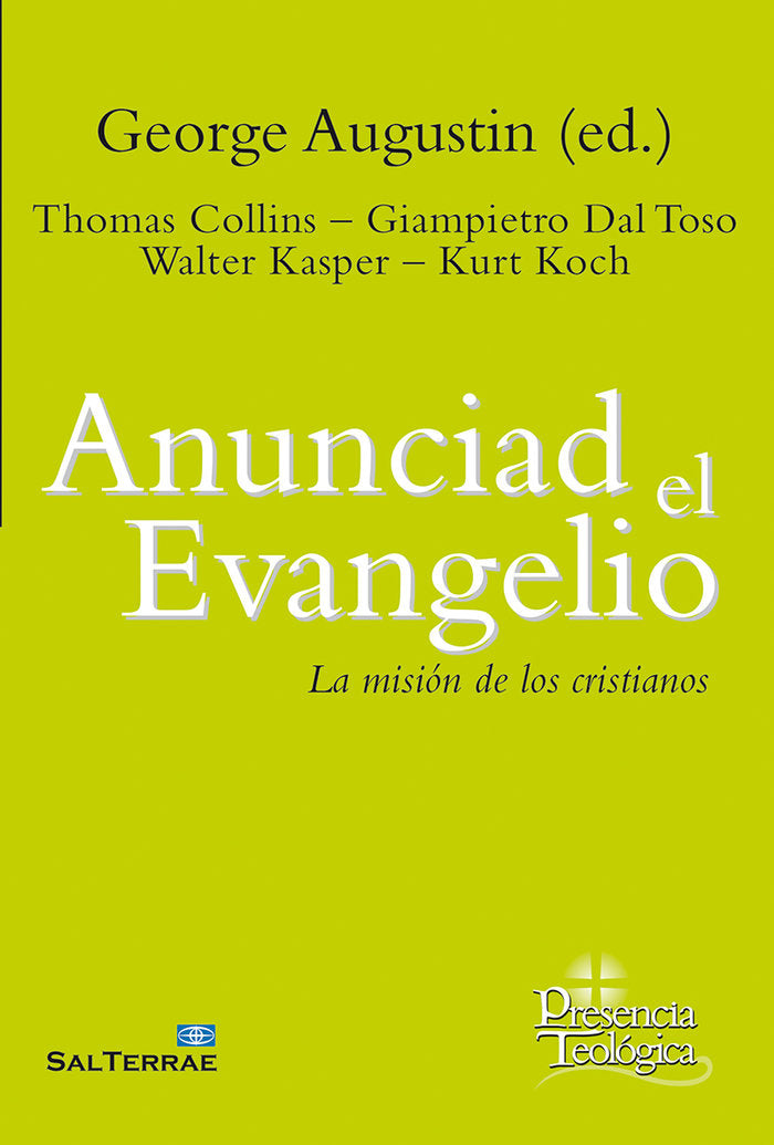 Anunciad el Evangelio, de Augustin, George | portada del libro