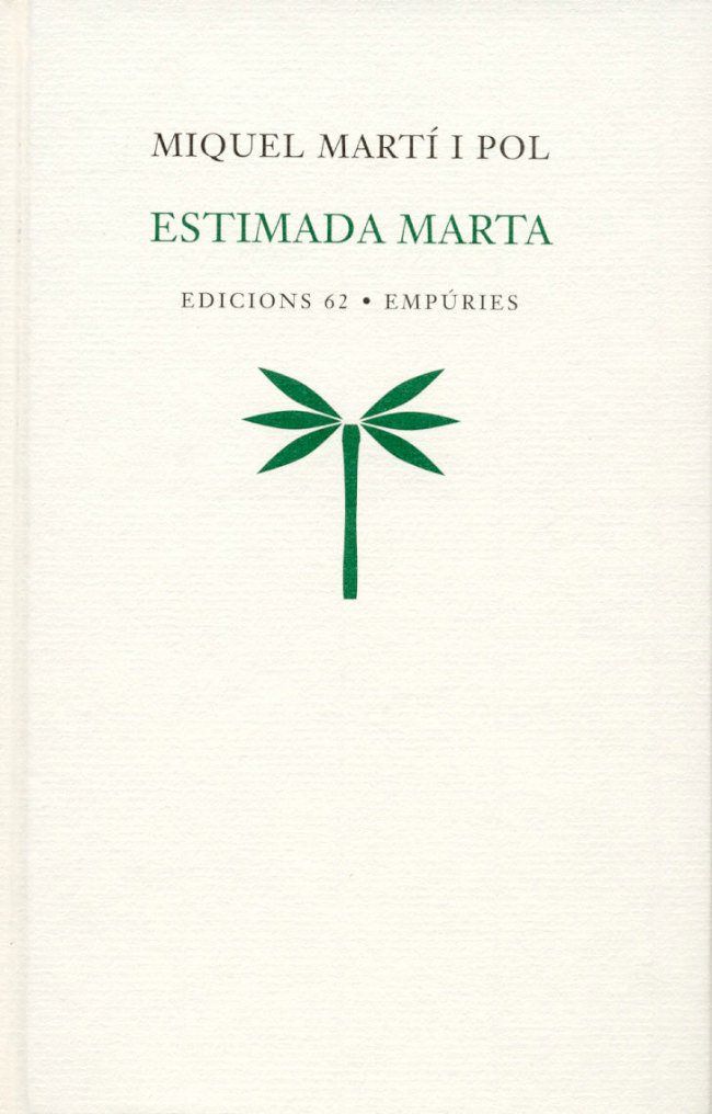 ESTIMADA MARTA, de MARTI I POL | portada del libro