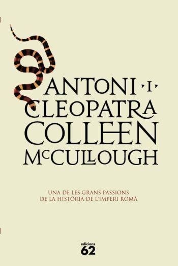 Antoni i Cleopatra, de McCullough | portada del libro