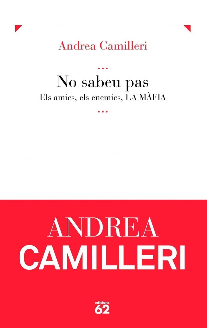 No sabeu pas., de Camilleri, Andrea | portada del libro